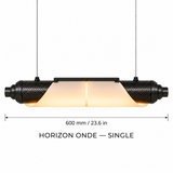 HORIZON ONDE — 600 mm — unité — suspension linéaire en carbone