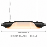 HORIZON SILLAGE — 1500 mm — unité — suspension linéaire en carbone