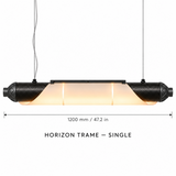 HORIZON TRAME — 1200 mm — unité — suspension linéaire en carbone