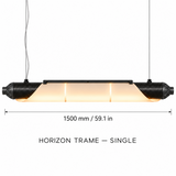 HORIZON TRAME — 1500 mm — unité — suspension linéaire en carbone