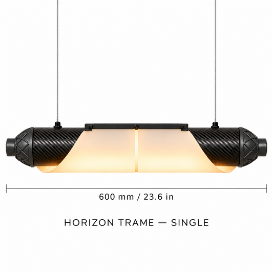 HORIZON TRAME — 600 mm — unité — suspension linéaire en carbone