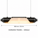 HORIZON TRAME — 900 mm — unité — suspension linéaire en carbone