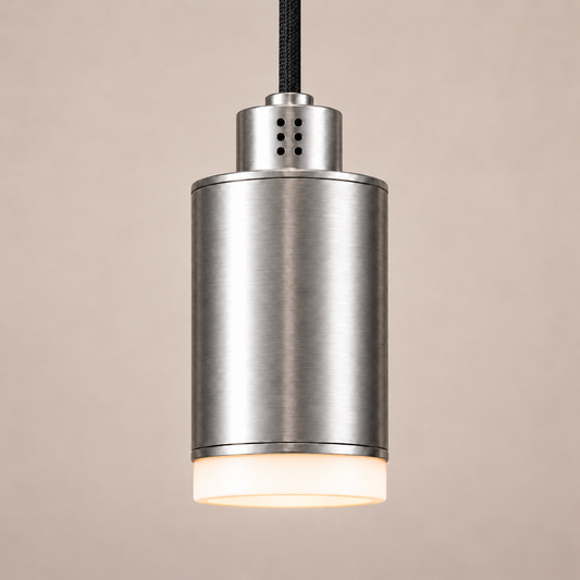 PULSE aluminium brossé, suspension simple
