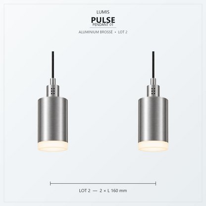PULSE aluminium brossé, intégration intérieure 2
