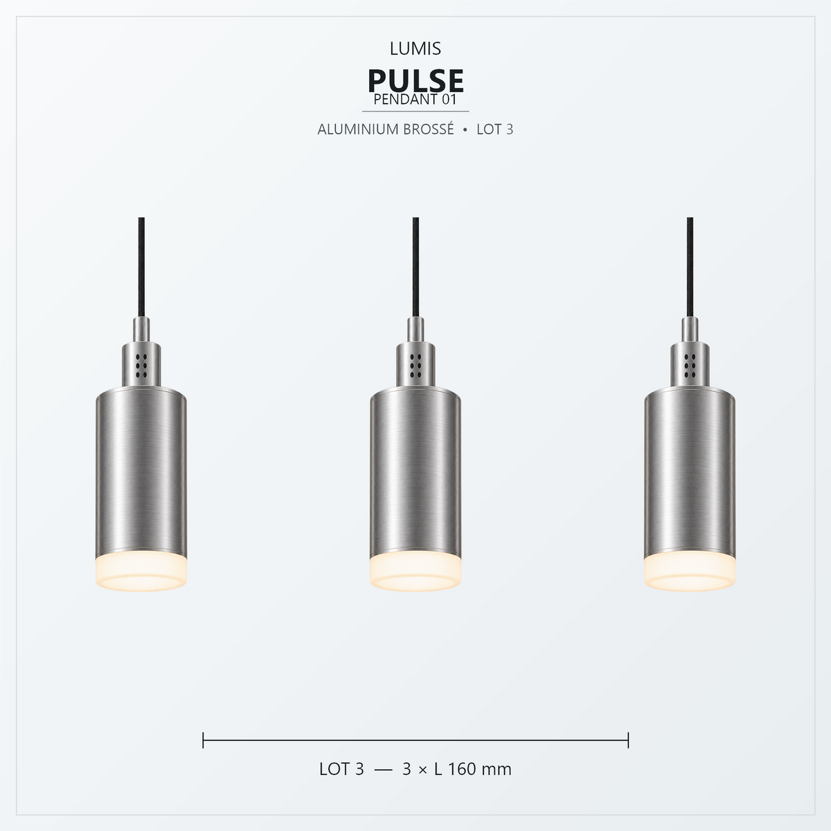 PULSE aluminium brossé, intégration intérieure 3
