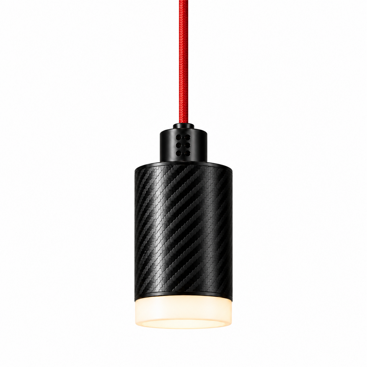 PULSE Pendant 01 — configuration Solo — suspension en carbone