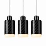PULSE Pendant 01 — configuration Trio — suspension en carbone