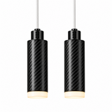 PULSE Pendant 02 — configuration Duo — suspension en carbone