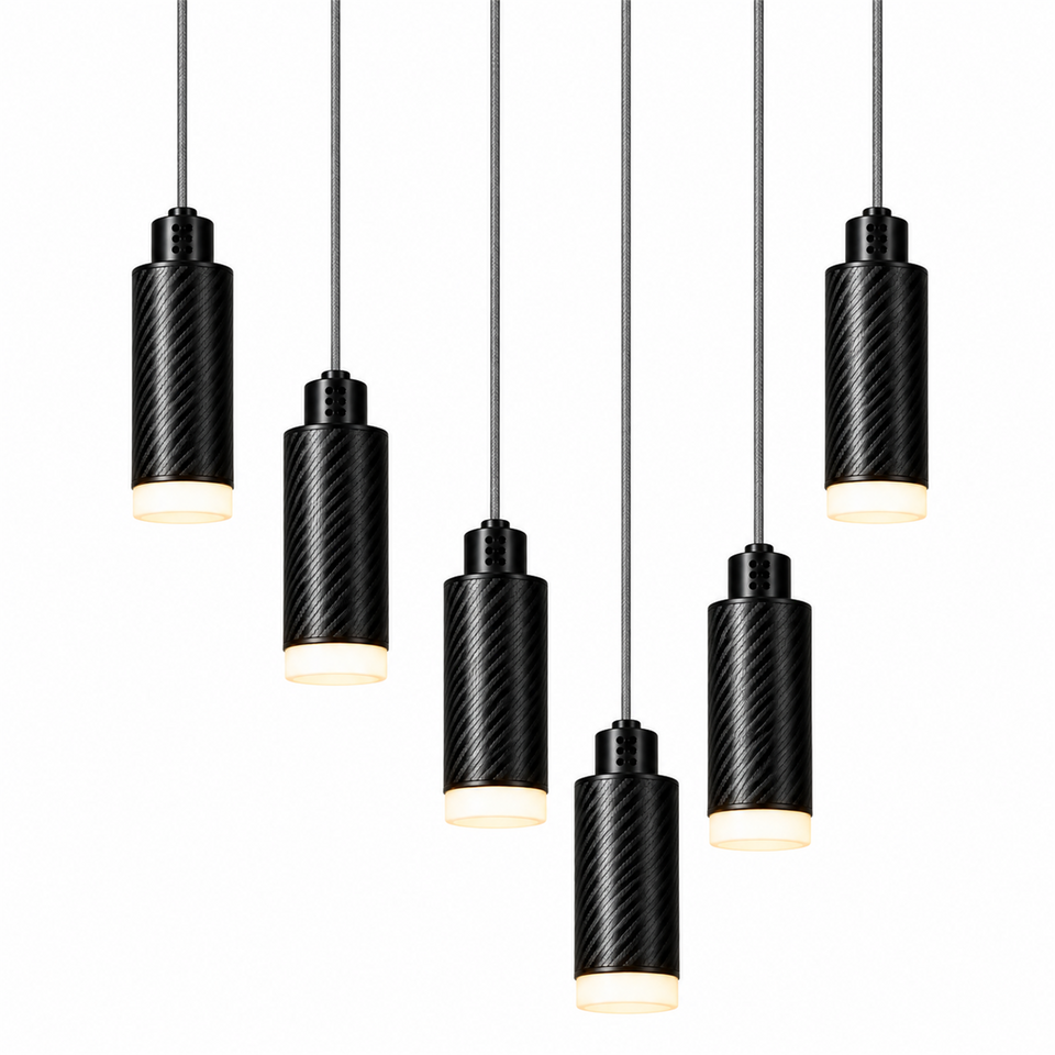 PULSE lustre 6 lumières — Pendant 02