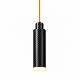 PULSE Pendant 02 — câble textile Jaune moutarde