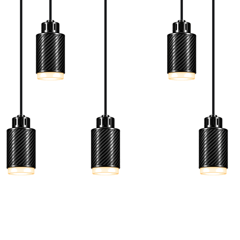 STRIA lustre 5 lumières — Pendant 01