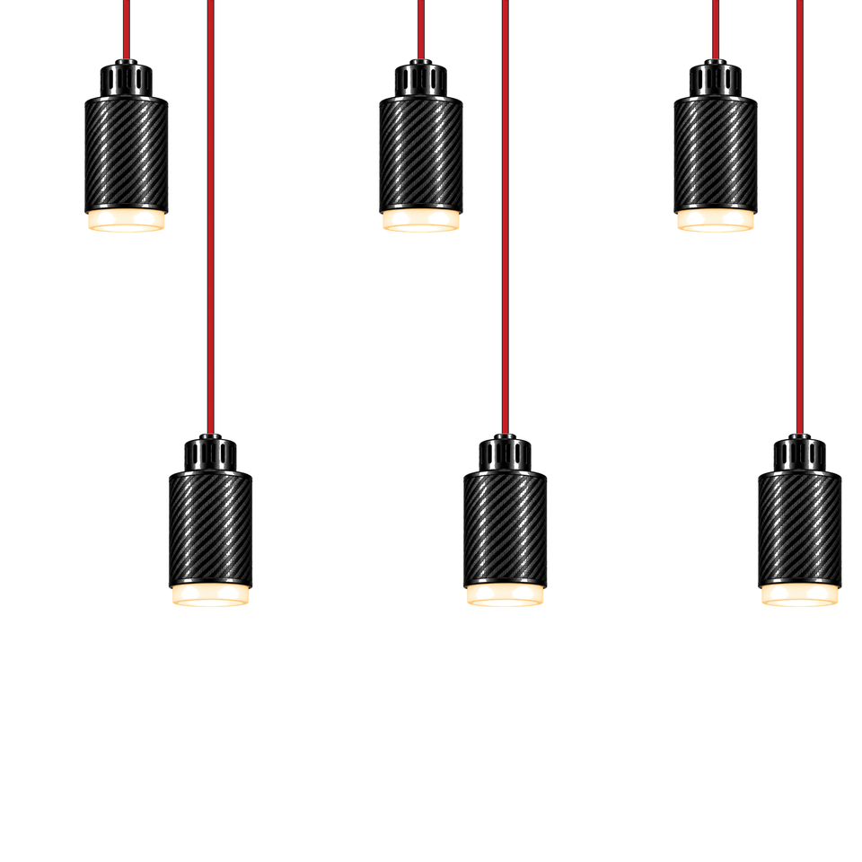 STRIA lustre 6 lumières — Pendant 01