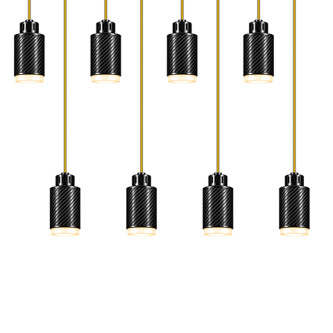 STRIA Lustre 08 — Pendant 01 — suspension en carbone