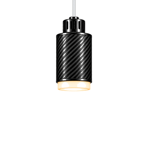 STRIA Pendant 01 — câble textile Blanc