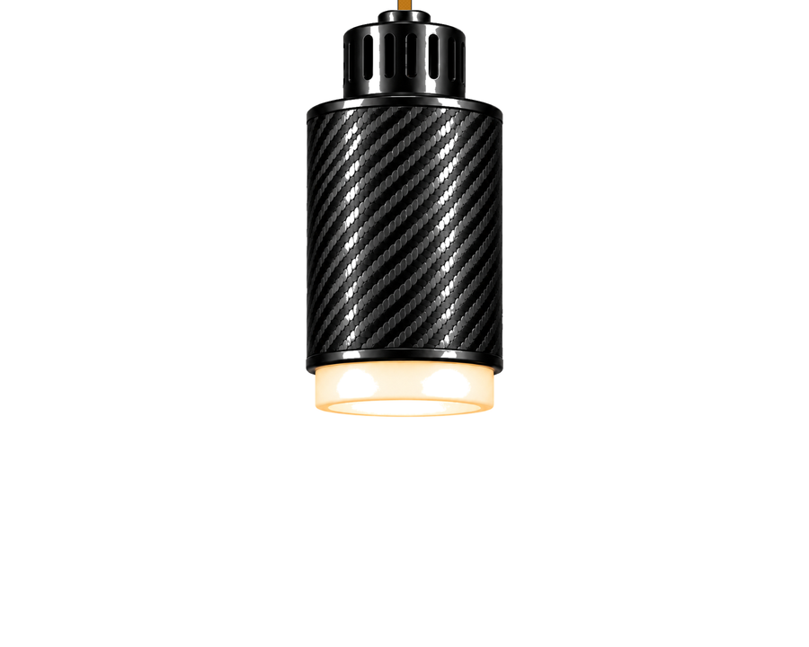 STRIA Pendant 01 — configuration Solo — suspension en carbone