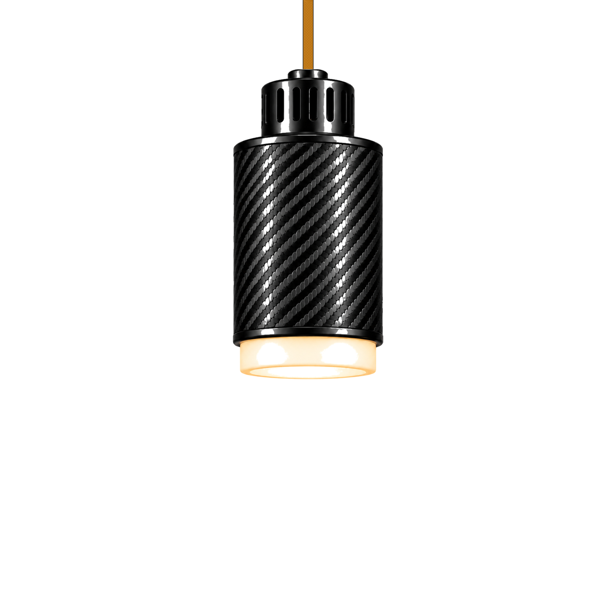 STRIA Pendant 01 — configuration Solo — suspension en carbone