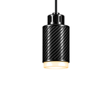 STRIA Pendant 01 — câble textile Noir