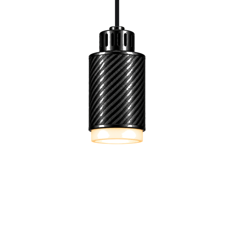 STRIA Pendant 01 — câble textile Noir
