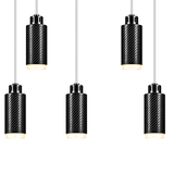 STRIA Pendant 02 — Lustre 05 — câble textile Blanc
