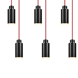 STRIA Pendant 02 — Lustre 06 — suspension en carbone