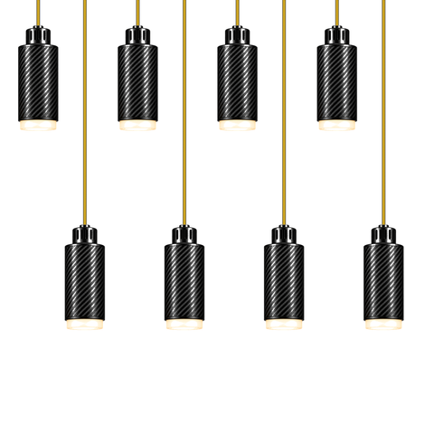 STRIA Lustre 08 — Pendant 02 — suspension en carbone