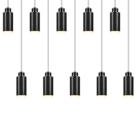 STRIA Lustre 10 — Pendant 02 — suspension en carbone
