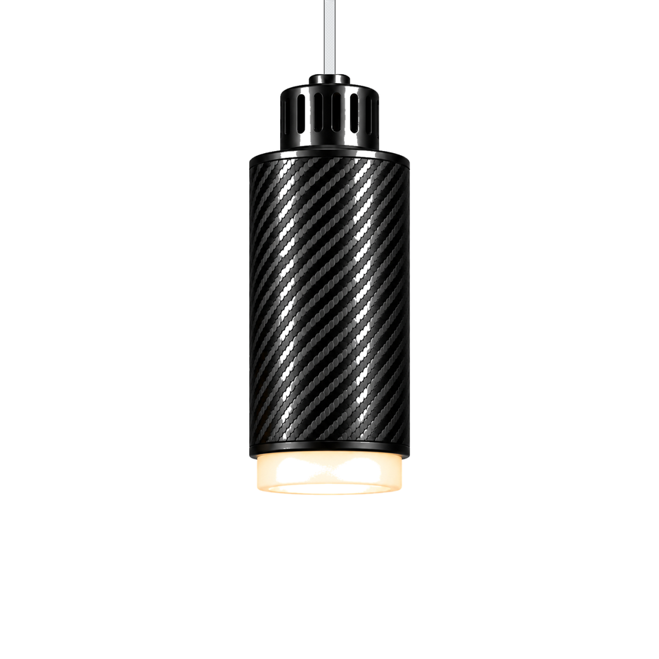 STRIA Pendant 02 — câble textile Blanc
