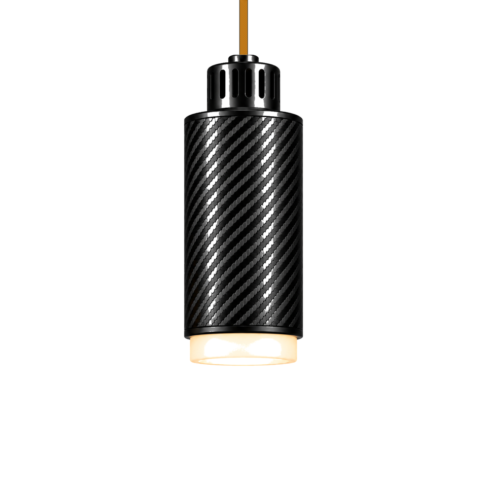 STRIA Pendant 02 — configuration Solo — suspension en carbone