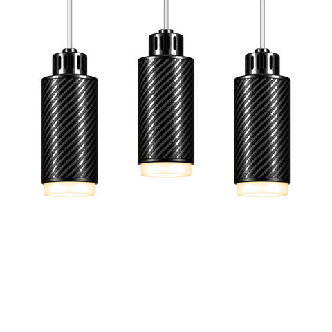 STRIA Pendant 02 — configuration Trio — suspension en carbone