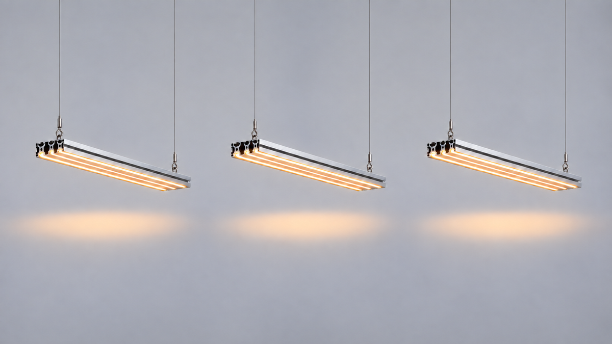 LIGNE 03 grey aluminium trio — design rendering