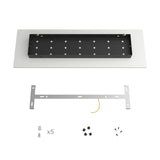 Pavillon rectangulaire noir — 5 sorties